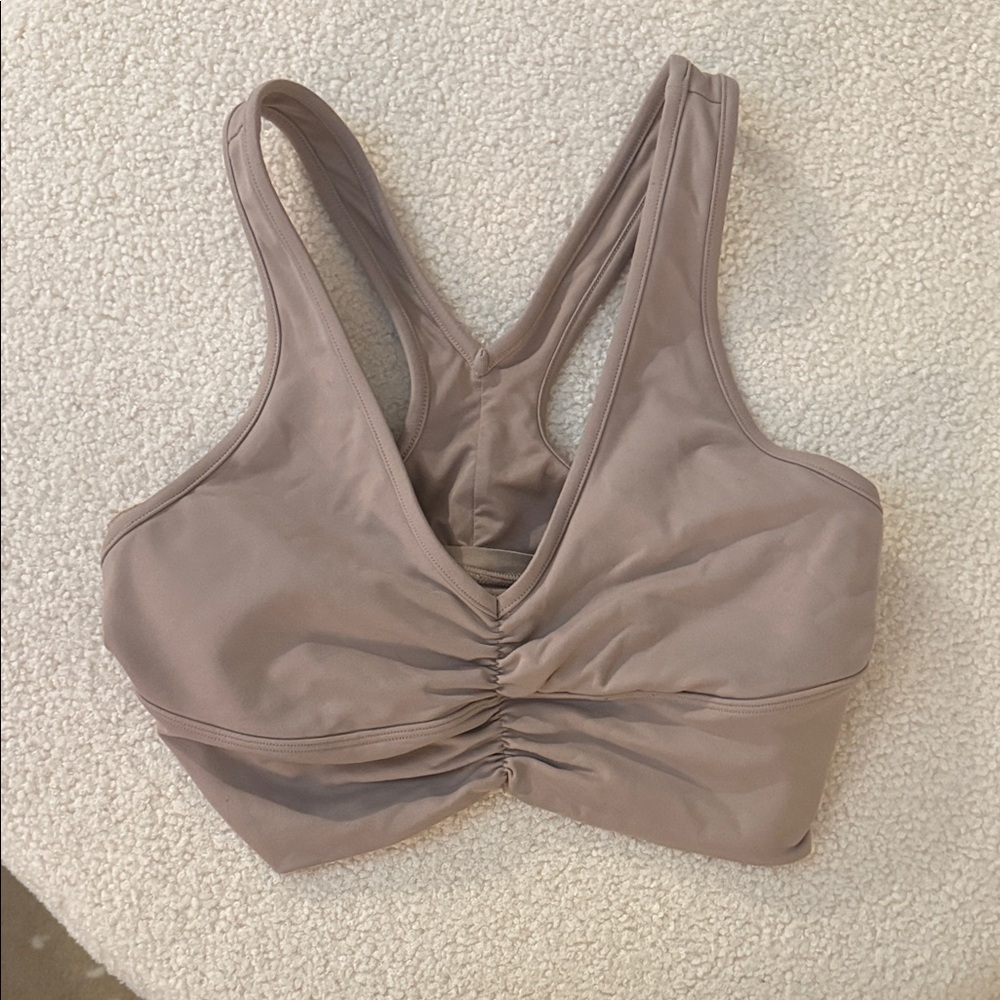 ALO Yoga Taupe Sports Bra